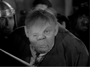 Quasimodo confesses to the murder charles laughton 1939 Hunchback of Notre dame  picture image 