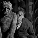 Quasimodo (Charles Laughton) alone at the end 1939 Hunchback of Notre Dame picture image