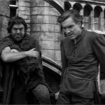 pillory 9 - Gringoire and Clopin Edmond O'brein Thomas Mitchell 1939 Hunchback of Notre dame  picture image 