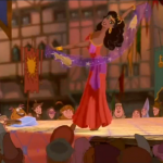 Esmeralda Disney Hunchback of Notre Dame red dress image picture