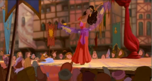 Esmeralda Disney Hunchback of Notre Dame picture image red dress