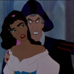 Frollo Hunchback of Notre Dame with Esmeralda Disney picture image