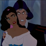 Esmeralda and Frollo Disney Hunchback of Notre Dame grope picture image
