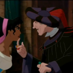 Esmeralda and Frollo Disney Hunchback of Notre Dame picture image