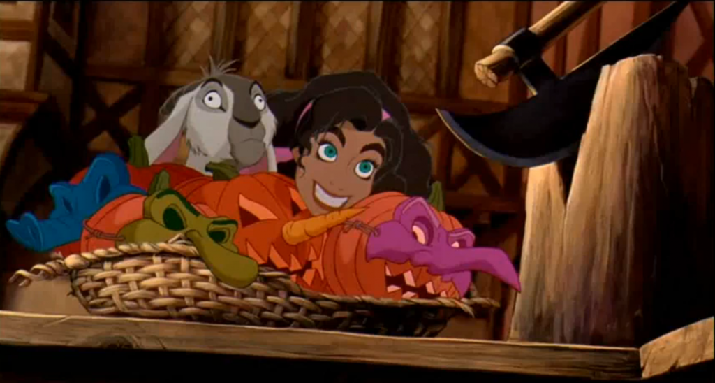 Esmeralda and Djali Disney Hunchback of Notre Dame picture image