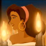 Esmeralda Disney Hunchback of Notre Dame singing "God Help the Outcast" picture image