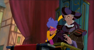 Frollo Hunchback of Notre Dame with Clopin Disney picture image