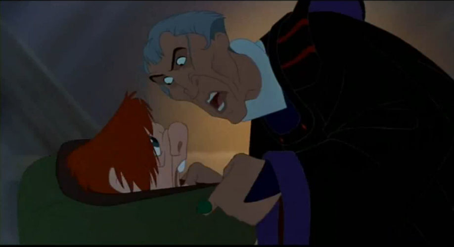 Frollo and Quasimodo Hunchback of Notre Dame Disney picture image