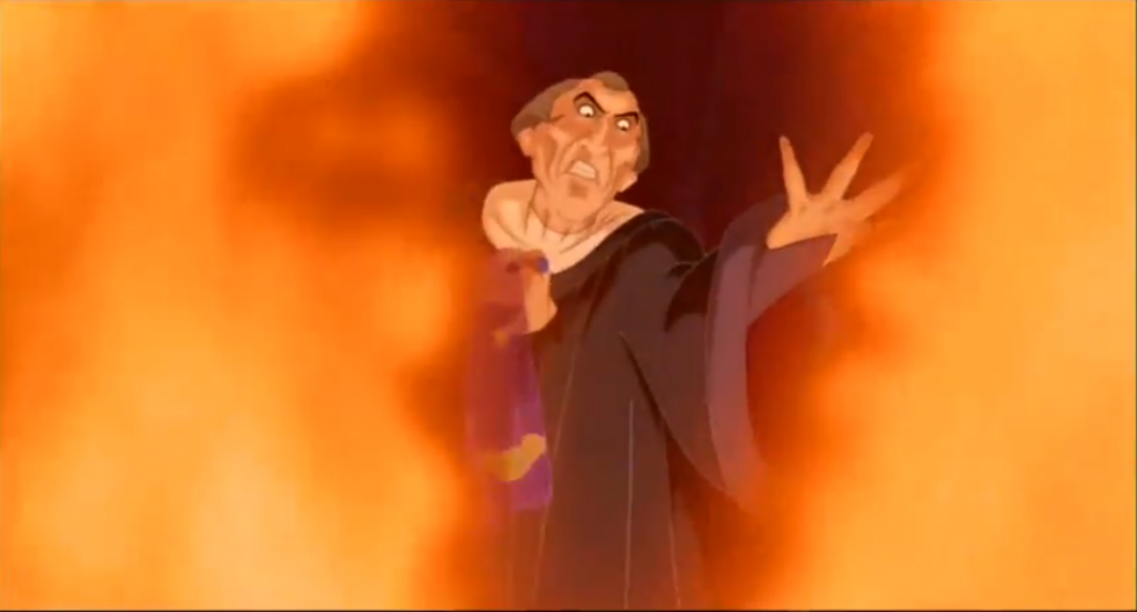 Frollo Hunchback of Notre Dame Hellfire Disney picture image
