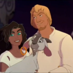 Djali, Esmeralda, and Phoebus Disney Hunchback of Notre Dame picture image