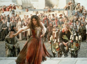 Salma Hayek as Esmeralda, 1997 Hunchback of Notre Dame