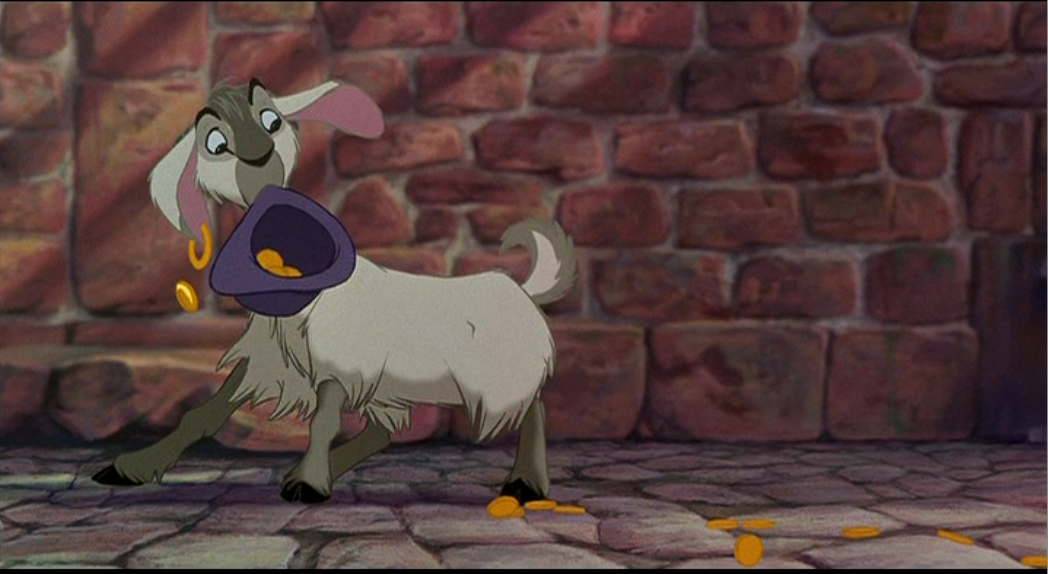 Disney’s the Hunchback of Notre Dame Djali Goat Pencil And Topper 