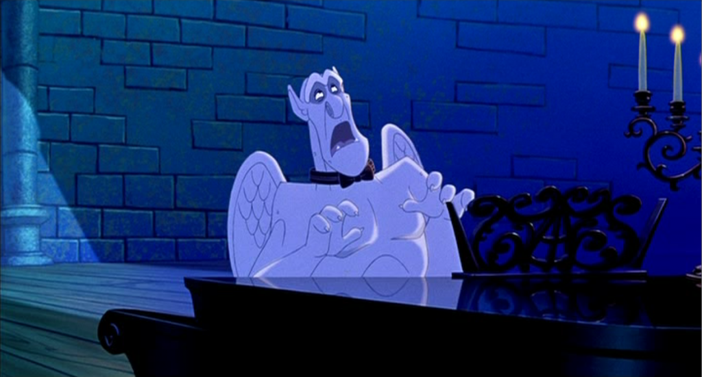Victor singing A Guy Like you Disney Hunchback of Notre Dame picture image