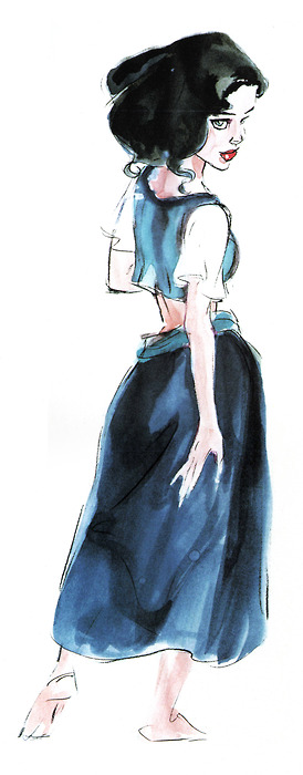 Concept Art for Esmeralda Disney Hunchback of Notre dame picture image