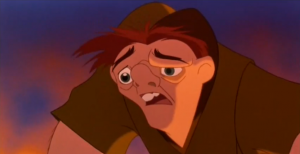 Quasimodo shine in the eye Disney Hunchback of Notre dame picture image