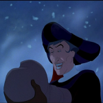 Frollo and Baby Quasimodo bells Disney Hunch back of Notre Dame picture image