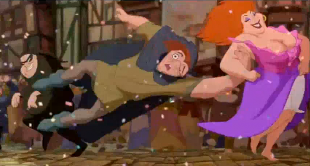 Quasimodo Topsy Turvy Disney Hunchback of Notre Dame picture image