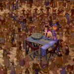 Topsy Turvy CG Crowd Disney Hunchback of Notre Dame picture image