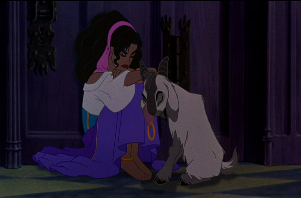 Esmeralda sulks Disney Hunchback of Notre Dame picture image