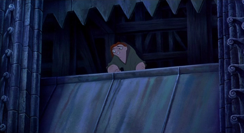 Quasimodo singing Heaven's Light Disney Hunchback of Notre Dame picture image