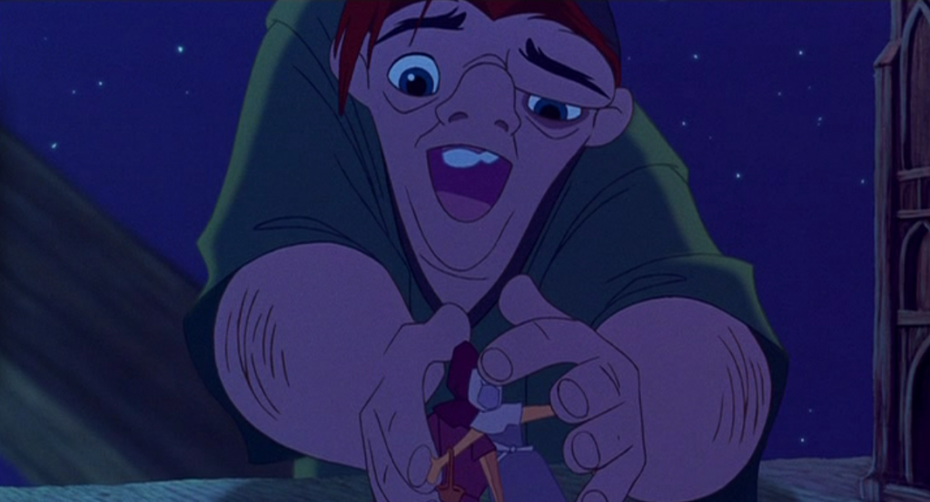 Quasimodo singing Heaven's Light Disney Hunchback of Notre Dame picture image