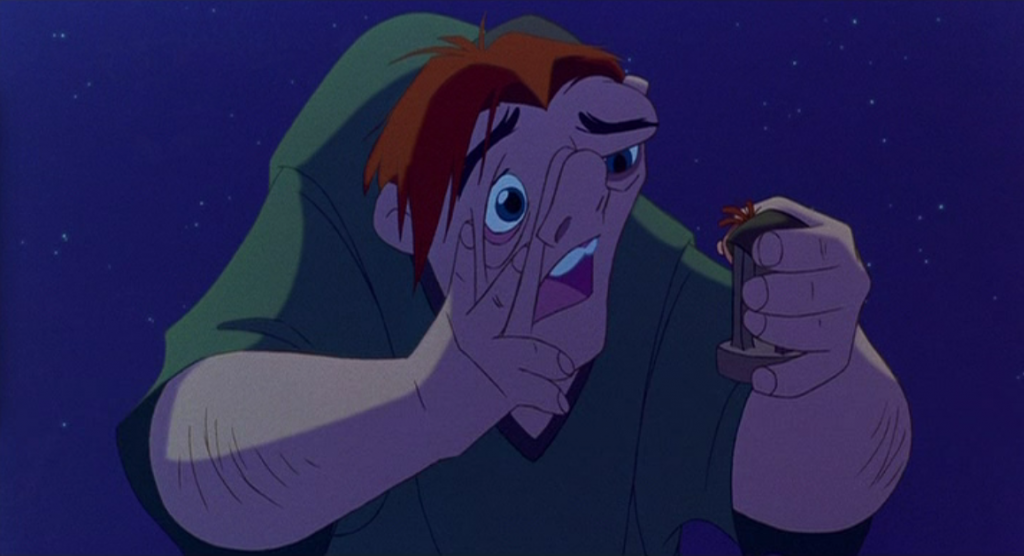 Quasimodo singing Heaven's Light Disney Hunchback of Notre Dame picture image