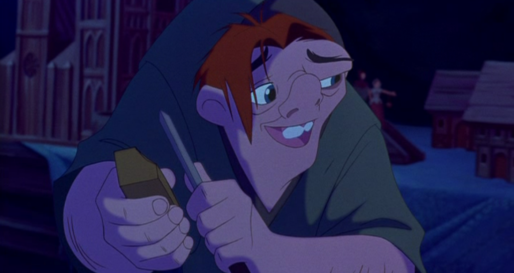 Quasimodo singing Heaven's Light Disney Hunchback of Notre Dame picture image