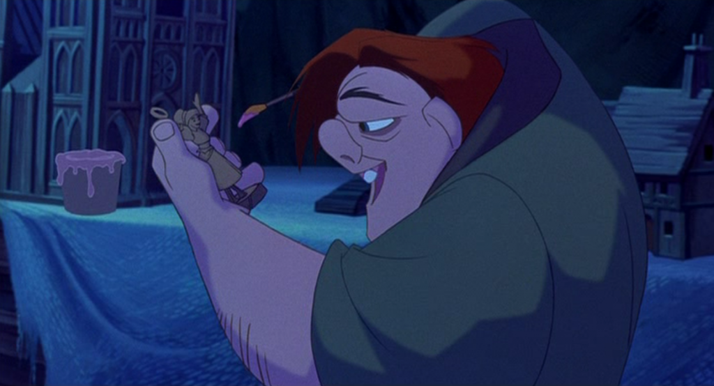 Quasimodo singing Heaven's Light Disney Hunchback of Notre Dame picture image