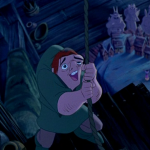 Quasimodo singing Heaven's Light Disney Hunchback of Notre Dame picture image