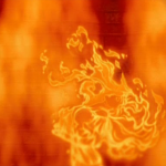 Esmeralda as a fire demon dancing Hellfire Disney Hunchback of Notre Damepicture image