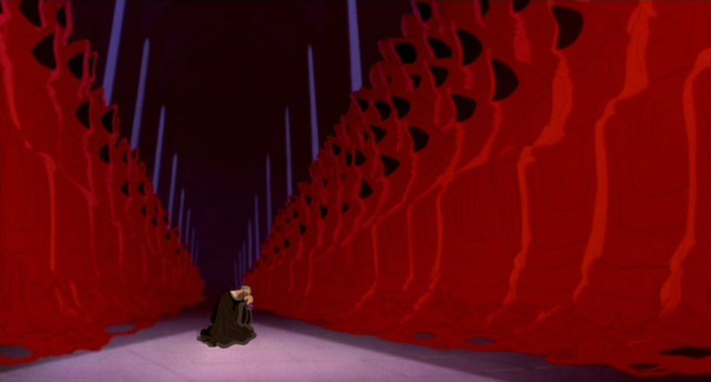 Frollo singing Hellfire Disney Hunchback of Notre Dame picture image