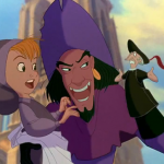 Clopin, Frollo Puppet, and Girl Bells of Notre dame reprise Disney Hunchback of Notre Dame picture image