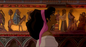 Esmeralda singing God Help the Outcasts Disney Hunchback of Notre Dame picture image