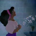 Esmeralda singing God Help the Outcast Disney Hunchback of Notre Dame picture image