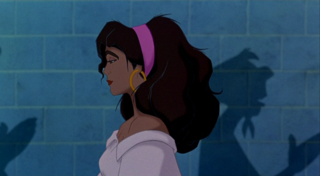 Esmeralda singing God Help the Outcast Disney Hunchback of Notre Dame picture image