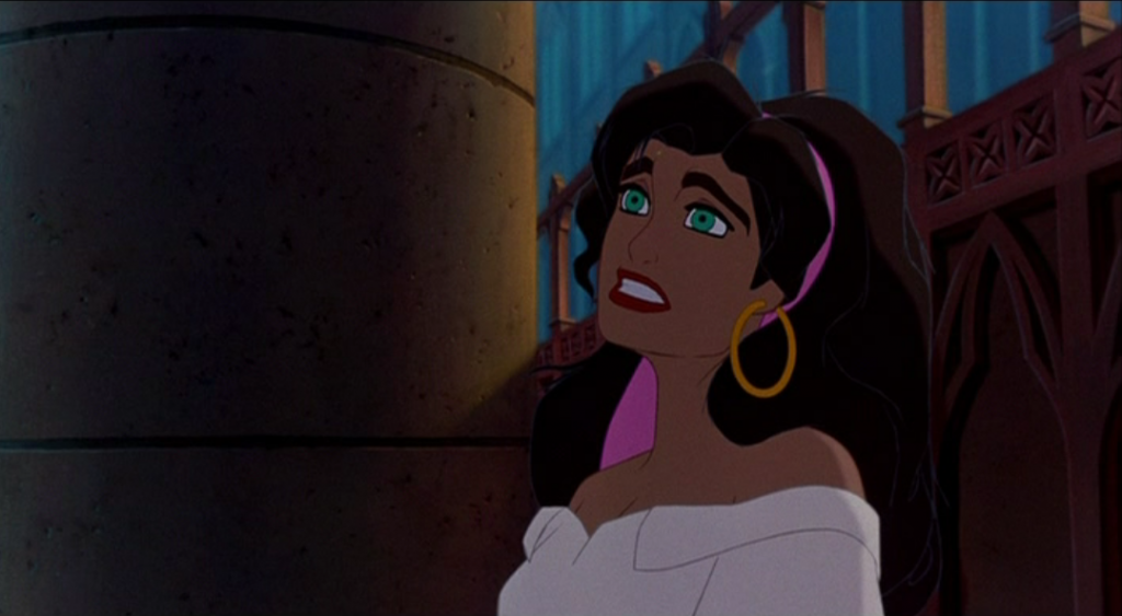 Esmeralda singing God Help the Outcast Disney Hunchback of Notre Dame picture image