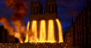 Molten Lead over Notre Dame Disney Hunchback of Notre Dame