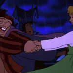 Madeline and Quasimodo Fa la la la Fallen In Love Hunchback of Notre Dame II Disney 2 Sequel picture image