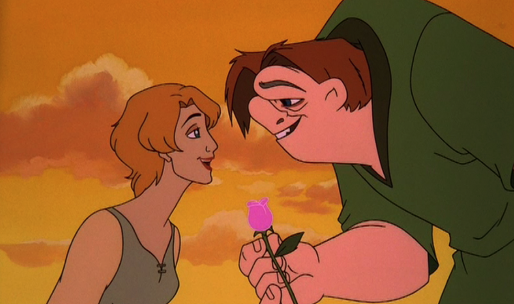 Madeline and Quasimodo in Love Hunchback of Notre Dame II Disney Sequel 2 picture image