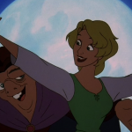 Madeline and Quasimodo Fa la la la Fallen In Love Hunchback of Notre Dame II Disney 2 Sequel picture image 