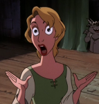 Madeline looking scary in a in-between Frame Hunchback of Note Dame II Disney 2 Sequel picture image