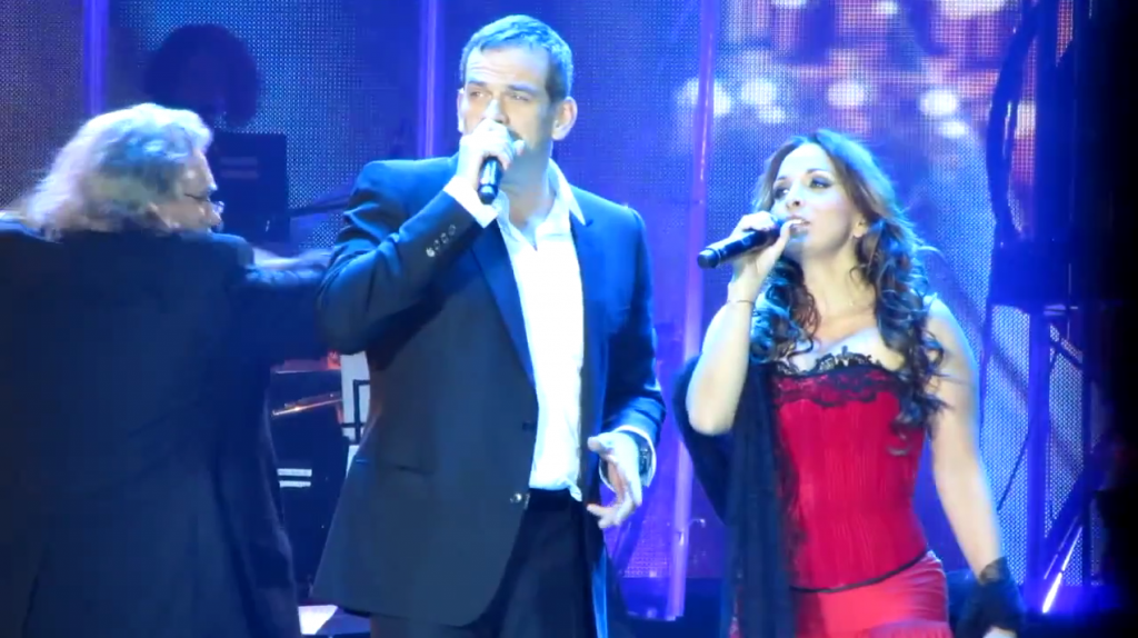 Garou and Helene Segara performing Ma Maison c'est Tu Maison in Kiev
