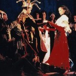Esmeralda and Clopin during Drunter DrÃ¼ber" (Topsy Turvy) Der Glöckner von Notre Dame picture image