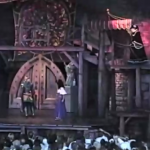 Frollo interrupting the couple in Notre Dame a.k.a Not Grope Disney Hunchback of Notre Dame Stage Show picture image