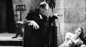 Lon Chaney as the Phantom of the Opera With Mary Philbin picture image