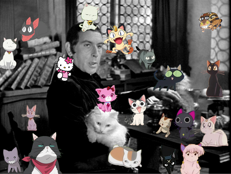 Frollo loves Anime Cats picture image 