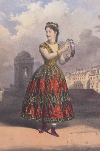 Adelina Patti as Esmeralda 1870 picture image