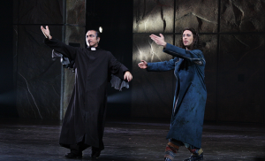 Robert Marien as Frollo & Dennis Ten Vergert as Gringoire 2012 Asian Tour Cast Notre Dame de Paris picture image