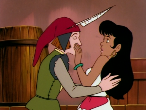 Gringoire tries to score a kiss Jetlag version Hunchback of Notre Dame picture image