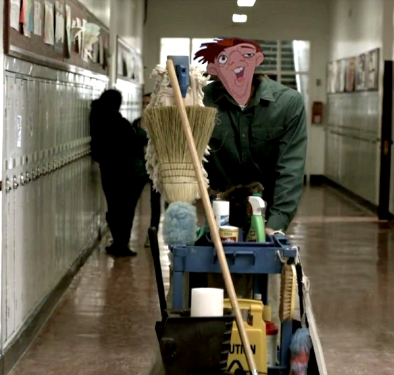 Quasimodo as the School Janitor picture image 